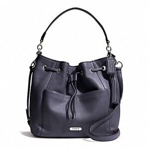 COACH AVERY LEATHER DRAWSTRING
